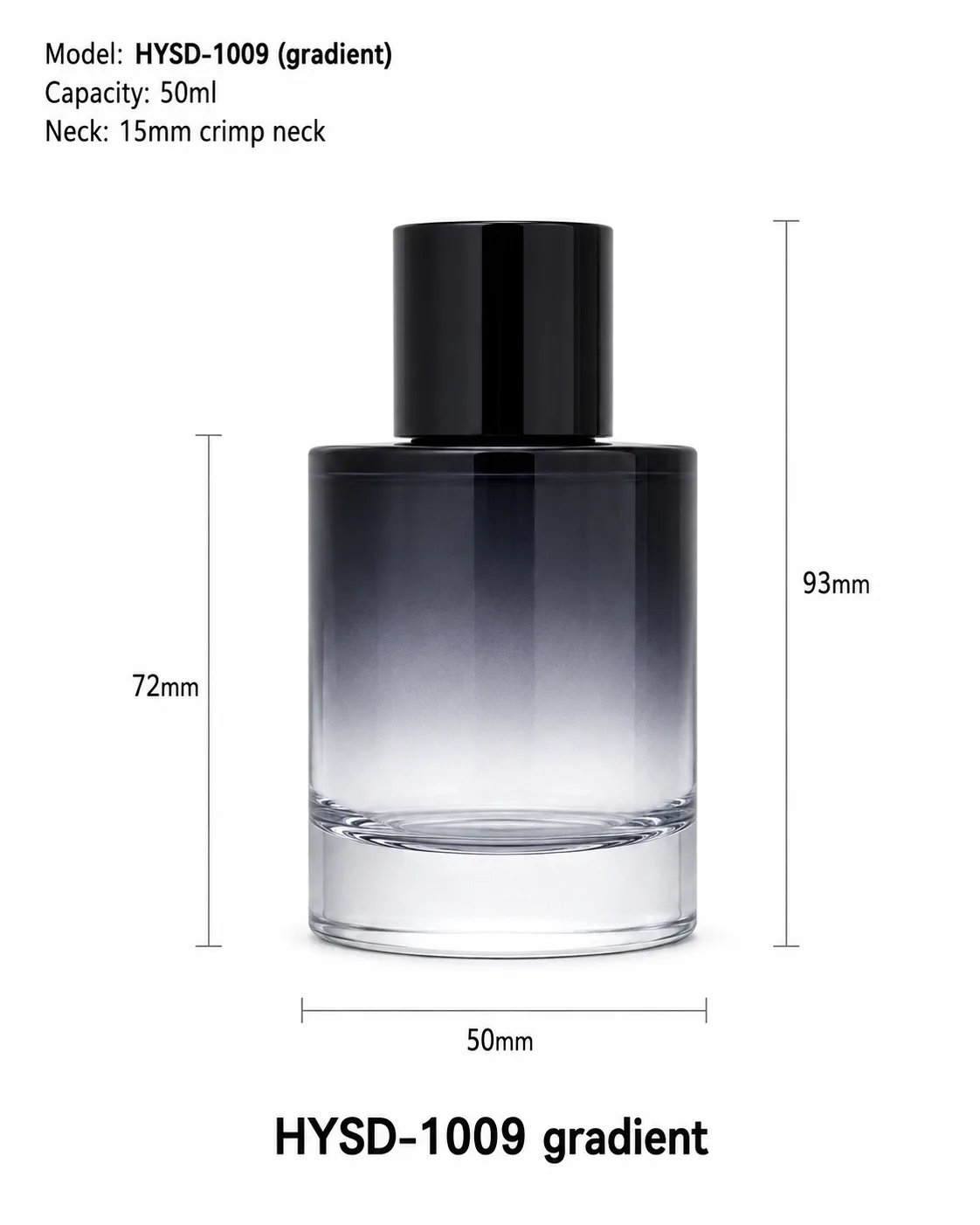 HYSD-1009 (gradient) perfume bottle
